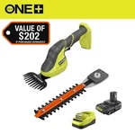 Ryobi One+ 18V Cordless Grass Shear & Shrubber Trimmer W/ 2.0 Ah Battery. Fixed Price $99.95.