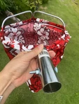 Fruit Picker With Aloha Print Bag Stainless Steel Catcher Tangerine Lychee. Fixed Price $24.99.