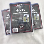 75 Bcw 4X6 Photo Print Toploader Sleeve High Quality Rigid Pvc 3 Packs Of 25. Fixed Price $39.99.