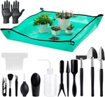 Melphoe 25PCS Mini Garden Hand Transplanting Succulent Tools Set, 39.4" Thickene. Fixed Price $22.35.