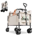Vevor Foldable Wagon Cart Converts To Bench 550LB Load & 220L Utility. Fixed Price $119.99.
