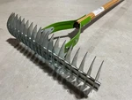 Ames 2915100 Thatch Rake 54 In. Hardwood Handle 19-TINE Adjustable. Fixed Price $25.75.
