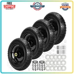 Upgraded 13" Flat Replacement For Gor Garden Cart Tires And WHEELS,4PCS. Fixed Price $114.32.
