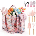 Grenebo Gardening Tools, 10-PIECE Gift Set For Women, Pink Red. Fixed Price $45.40.