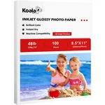 Koala Inkjet Photo Printer Paper 8.5X11 Glossy 48LB 100 Sheets 180G For Hp Kodak. Fixed Price $16.98.
