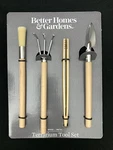 Better Homes & Gardens Terrarium Tool Set Mini Brush Rake Shovel Tweezers. Fixed Price $12.98.