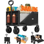 Yacona In 1 Wagons Carts Foldable, 360LBS Lightweight With All Terrai.... Fixed Price $82.99.