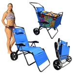 Easygo Products Beach Cart Chair 2-IN-1 33X33X37 Blue. Fixed Price $154.99.