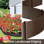 Agtek 59FT Landscape Edging Coil 8" High Terraced Border W/18 Stakes. Fixed Price $104.99.
