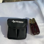 Husky Multi-tool Wood Handle Brass Bolsters Pliers Knife Serrated Stainless Case. Fixed Price $14.50.