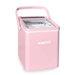 Home Bar Ice Maker - Igloo Portable Countertop 26 Lb Daily Pink. Fixed Price $114.99.
