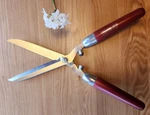 Freund Profesional Chrome-plated 7.5" Blade Classicline 19" Hedge Shears Pruning. Fixed Price $71.10.