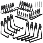 Gudemay 32-PACK Heavy Duty Steel Garage Hooks W/ Anti-slip Coating. Fixed Price $96.24.