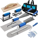 Konvixon 10PCS Concrete Trowel Set, Masonry Hand Tool Includes Large Flat.... Fixed Price $89.56.