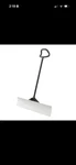 Suncast 36" Snow Pusher Steel Core & Non-stick Blade For Driveways Walkways. Fixed Price $85.00.