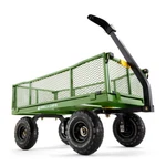 Gorilla Carts Steel Utility 4 Cu. Ft. Removable Sides Towable Garden Wagon. Fixed Price $156.99.