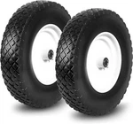 Taifa 2PCS 16 Inch Rubber Solid Flat Free Replacement Tires & Wheels 4.80/4.00-8. Fixed Price $79.08.