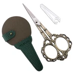 Youguom Knitting Scissors With Case, Crochet Threading Sewing Shears.... Fixed Price $17.51.
