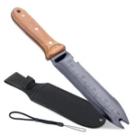 Willkommen Hori Garden Knifee 7" - Tools With Forked Tip, Black Blade Full Tang. Fixed Price $26.99.