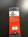 100 Pack Steel Back .009" Single Edge Razor Blades Scraper Cutter Straight Knife. Fixed Price $11.00.