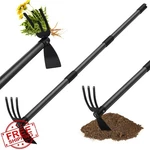 Lilyvane Garden Hoe Cultivator Tool 45 Inch Long Handle Tiller Weeding. Fixed Price $34.99.