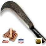 Heavy Duty Billhook Machete Knife For Cutting Trees & Clearing Brush Yard Work. Fixed Price $78.04.