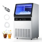 Vevor Commercial Ice Maker 130 LBS/24H Machine 33 Storage Bar Restaurant. Fixed Price $285.00.