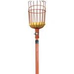 Fruit Picker Aluminum Telescoping Handle 10 Ft. Pole Gatherer Basket Adjustable. Fixed Price $81.78.