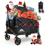 Rovestep Heavy Duty Collapsible Wagon Cart All Terrain Wheels 360LBS Capacity. Fixed Price $88.35.