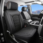 Jojobay Chevy Silverado Seat Covers,leather For Front Pair, Black. Fixed Price $167.10.