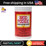 Mod Podge CS11203 Waterbase Sealer, Glue And Finish, 32 Oz, Gloss. Fixed Price $12.46.