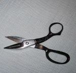 Clauss Scissors Shears 8" No 4258 High Leverage Floral Black Handle Usa. Fixed Price $15.00.