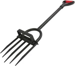 5-TINE Heavy Duty Pitch Fork Gardening Long Handled Digging Black. Fixed Price $69.25.