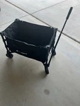 Raynesys 3-IN-1 Collapsible Folding Wagon Cart With Wheels, 220LBS Capacity, Bla. Fixed Price $48.99.