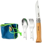 Opinel Picnic Plus Complete 4PC Set W/ N08 Folding Knife. Fixed Price $49.95.