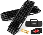 Black Recovery Tracks With Jack Base, Pair Multifunctional Traction Boards. Fixed Price $75.99.