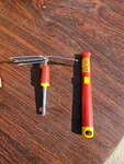 Wolf Garten German Gardening Tool Ln-m Double Hoe Multi Star Click Handle. Fixed Price $22.00.