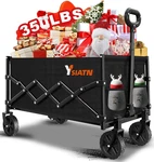 Collapsible Wagon Cart Foldable With 350LBS Capacity, Lightweight Utility. Fixed Price $69.99.
