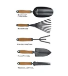 Olmsted Forge Garden Tool Set, 5 Pieces, Heavy Duty Powder Coated Steel, Cork.... Fixed Price $57.54.