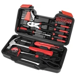 Flexzion 39 Piece Tool Kits Case - Compact For Handyman. Fixed Price $37.08.