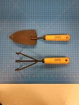 Ames Set Trowel Cultivator Wood Handle Gardening Plant. Fixed Price $6.71.