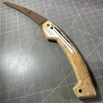 Fiskars 10 Folding Blade Tree Pruning Saw #7947 Wood Handle & Safety Button. Fixed Price $13.98.