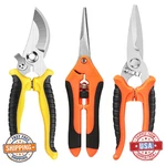Pruning Shears, 3 Pack Garden Clippers Handheld, Stainless Steel. Fixed Price $17.69.