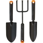 Fiskars 3-PIECE Hand Garden Tools Trowel Transplanter Cultivator Rust-resistant. Fixed Price $10.49.