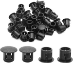30PCS 6MM (1/4") Black Hole Plugs Plastic Flush Type Snap Locking. Fixed Price $9.99.