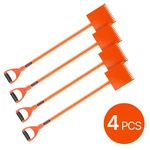 Vevor Shingle Shovel 4 Pack D-grip Handle Roof Ripper Steel Lightweight Orange. Fixed Price $124.99.