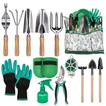 Gardening Hand Tool Kit 14PCS Heavy Duty Stainless Steel Set With Fl. Fixed Price $110.92.