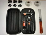 Funteck 2-IN-1 Grafting Tool Pruner Kit, 3 Blades & Knife. Fixed Price $8.40.