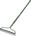 Tru Tough 16-TINE Welded Bow Rake, 60-INCH Fiberglass Handle With Comfort Grip,. Fixed Price $56.99.
