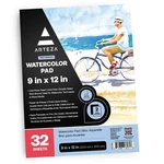 Arteza Watercolor Paper Pad, 32 Sheets, 9 X 12 Inches, 140 White. Fixed Price $27.99.